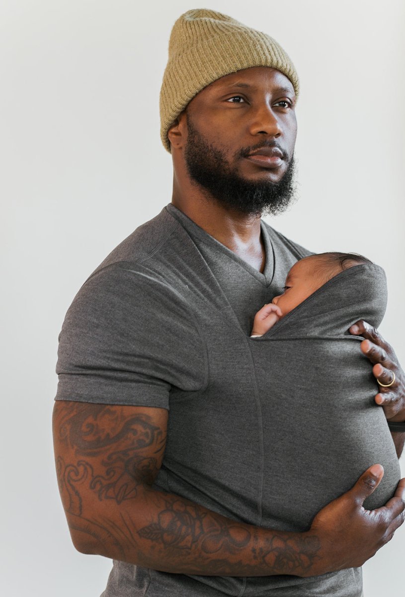 CarryMe T-shirt de Portage pour Bébé – T-shirt Confortable avec Fonction d'Allaitement