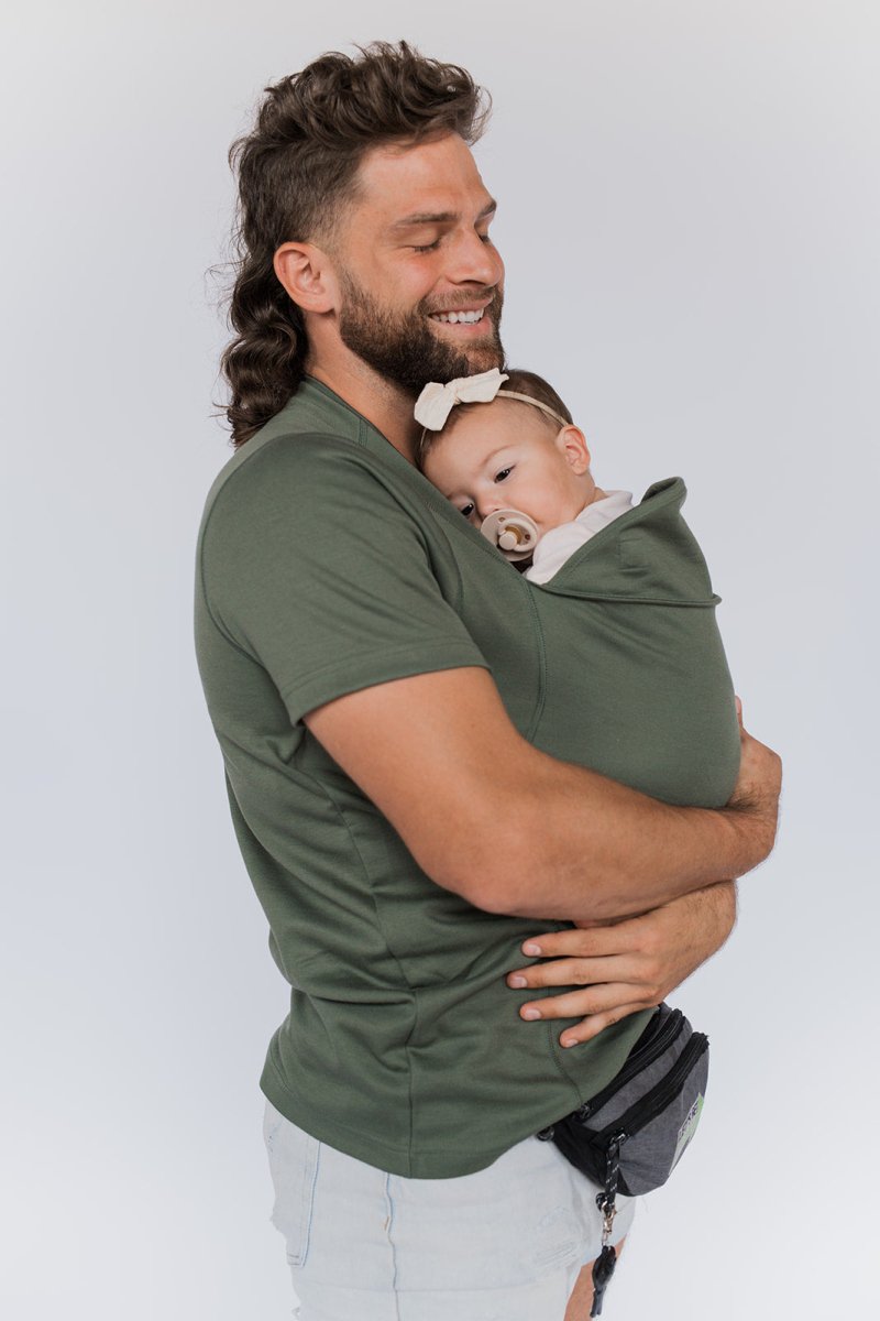 CarryMe T-shirt de Portage pour Bébé – T-shirt Confortable avec Fonction d'Allaitement