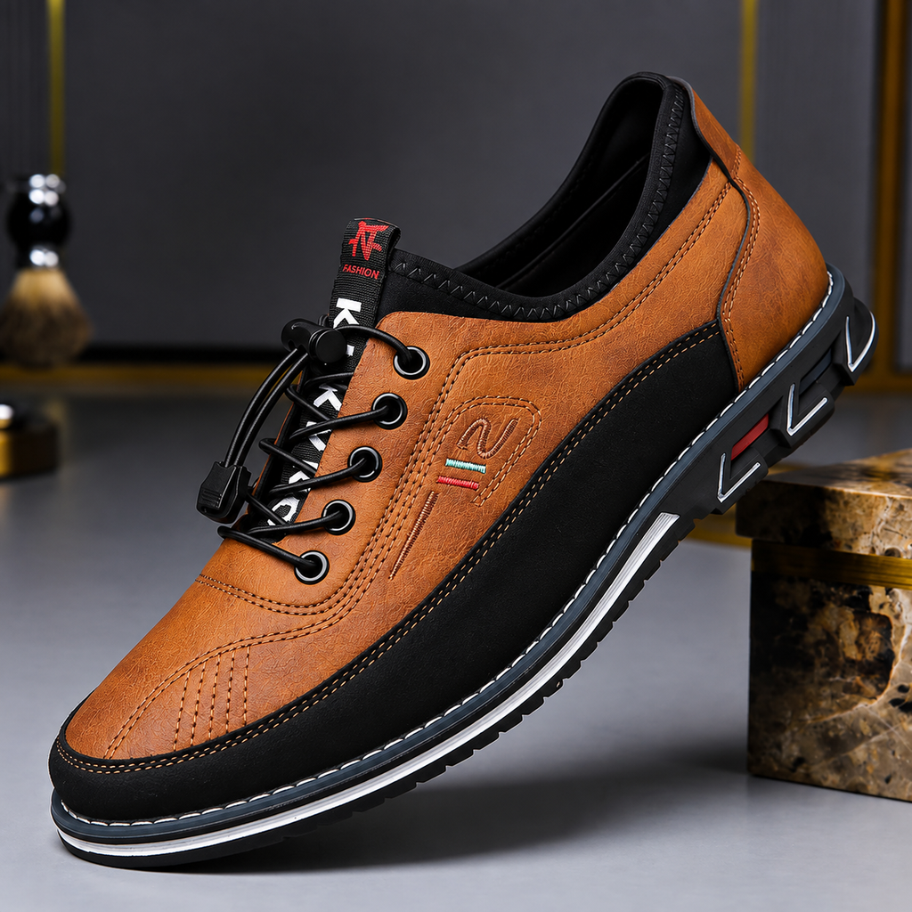 Siyaje | Chaussures confortables en cuir à enfiler
