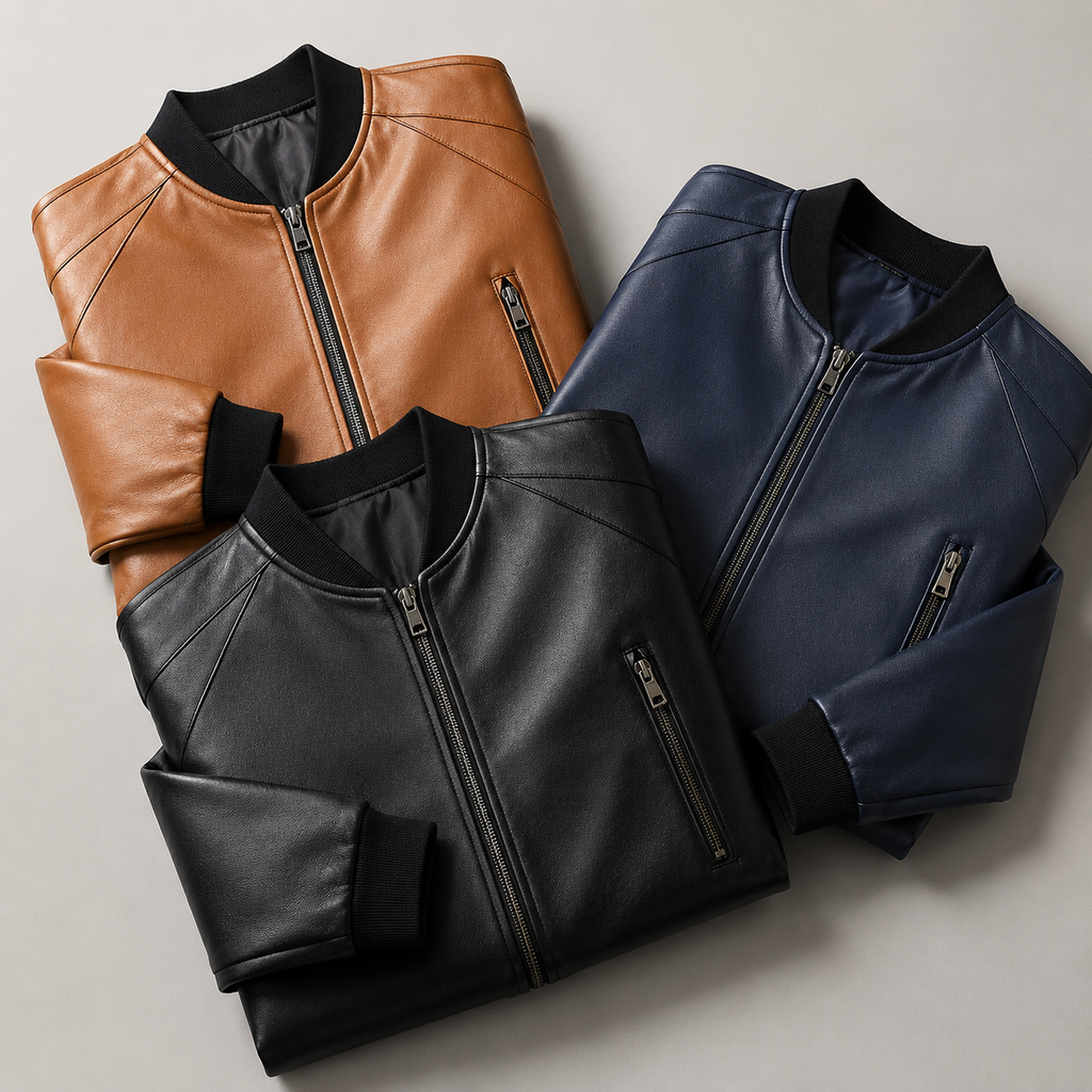 Siyaje | Blouson bomber en cuir