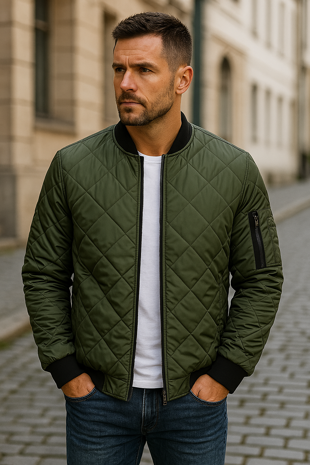 Siyaje | Veste en coton à motif losange