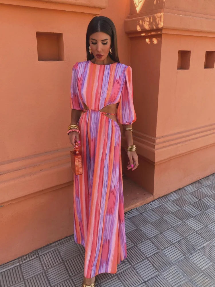 Siyaje | Robe élégante avec découpe