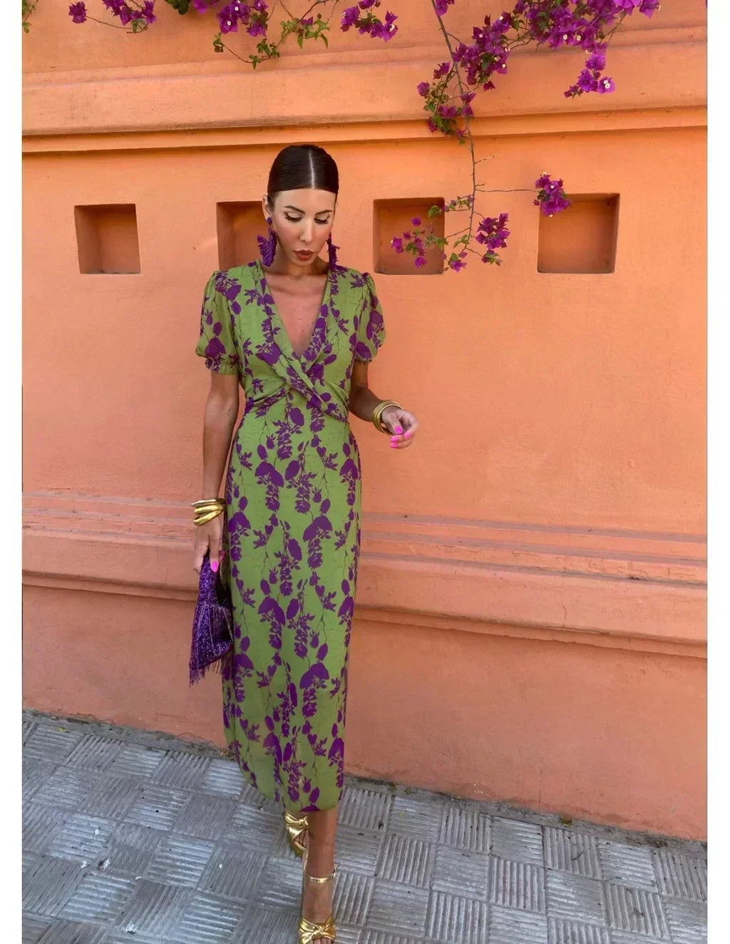 Siyaje | Robe élégante imprimée