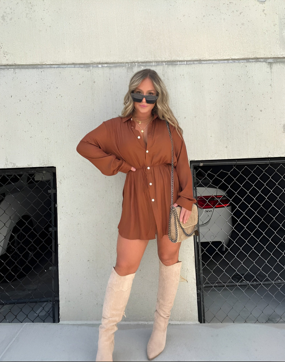 Siyaje | Robe combinaison satinée tendance