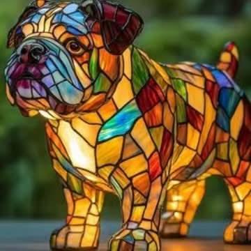 COMPANIONLIGHT – Lampe de nuit LED artistique avec des races de chiens pour la décoration intérieure