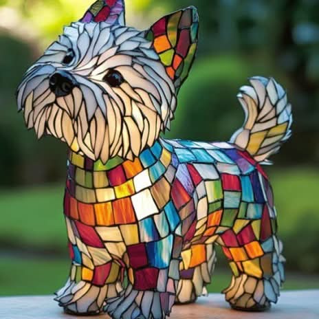 COMPANIONLIGHT – Lampe de nuit LED artistique avec des races de chiens pour la décoration intérieure