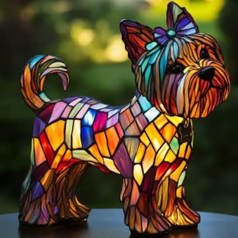 COMPANIONLIGHT – Lampe de nuit LED artistique avec des races de chiens pour la décoration intérieure