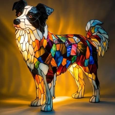 COMPANIONLIGHT – Lampe de nuit LED artistique avec des races de chiens pour la décoration intérieure