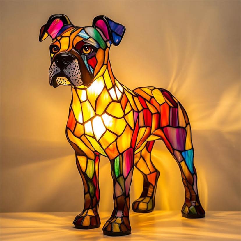 COMPANIONLIGHT – Lampe de nuit LED artistique avec des races de chiens pour la décoration intérieure