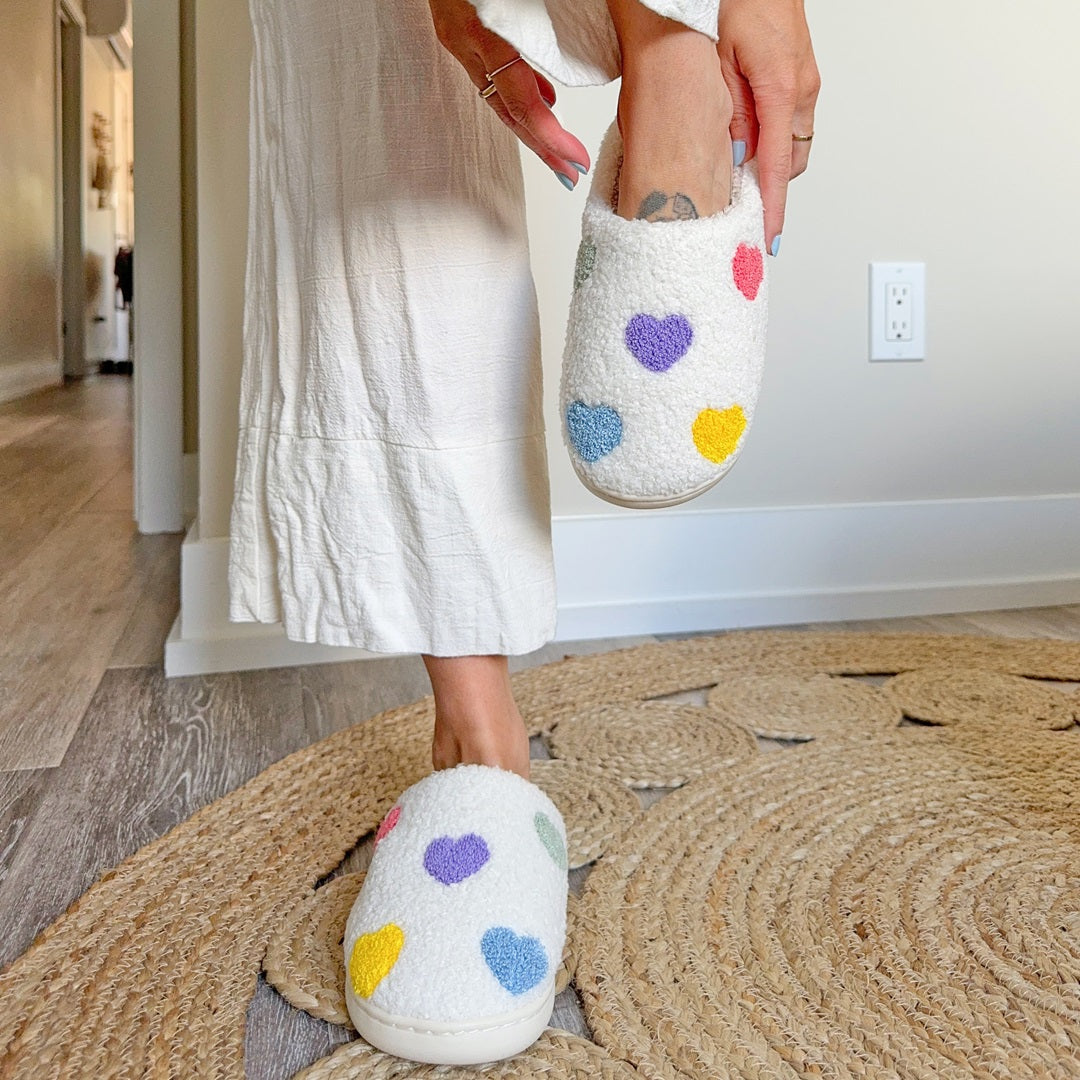 Siyaje | Colourful Heart Slippers