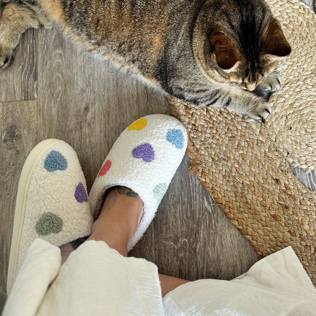 Siyaje | Colourful Heart Slippers