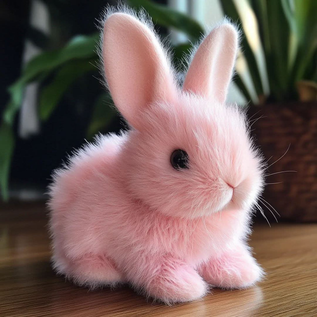 HoppiLoom Lapin Interactif – Jouet en Peluche Sauteur pour Enfants