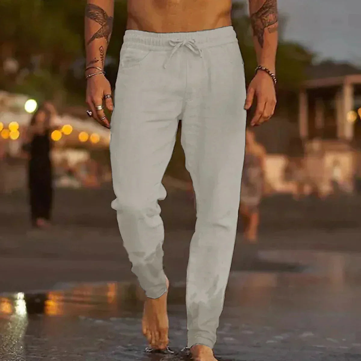 Siyaje | Pantalon de plage en lin