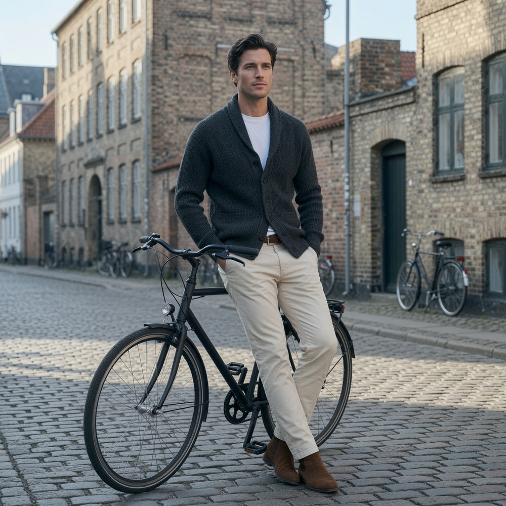 Siyaje | Cardigan à manches longues boutonné