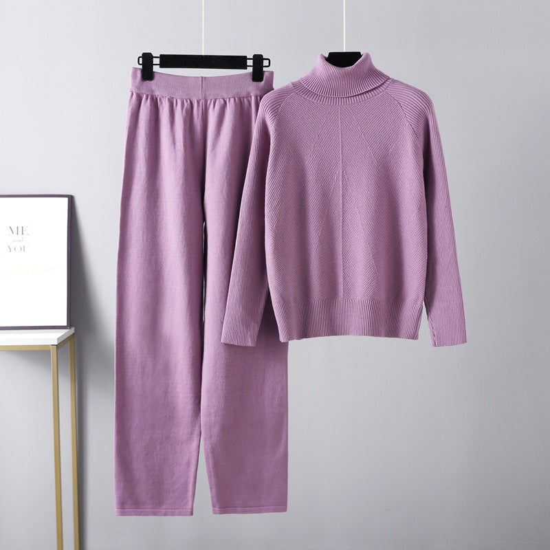 Siyaje | Ensemble deux pièces Lounge en tricot torsadé