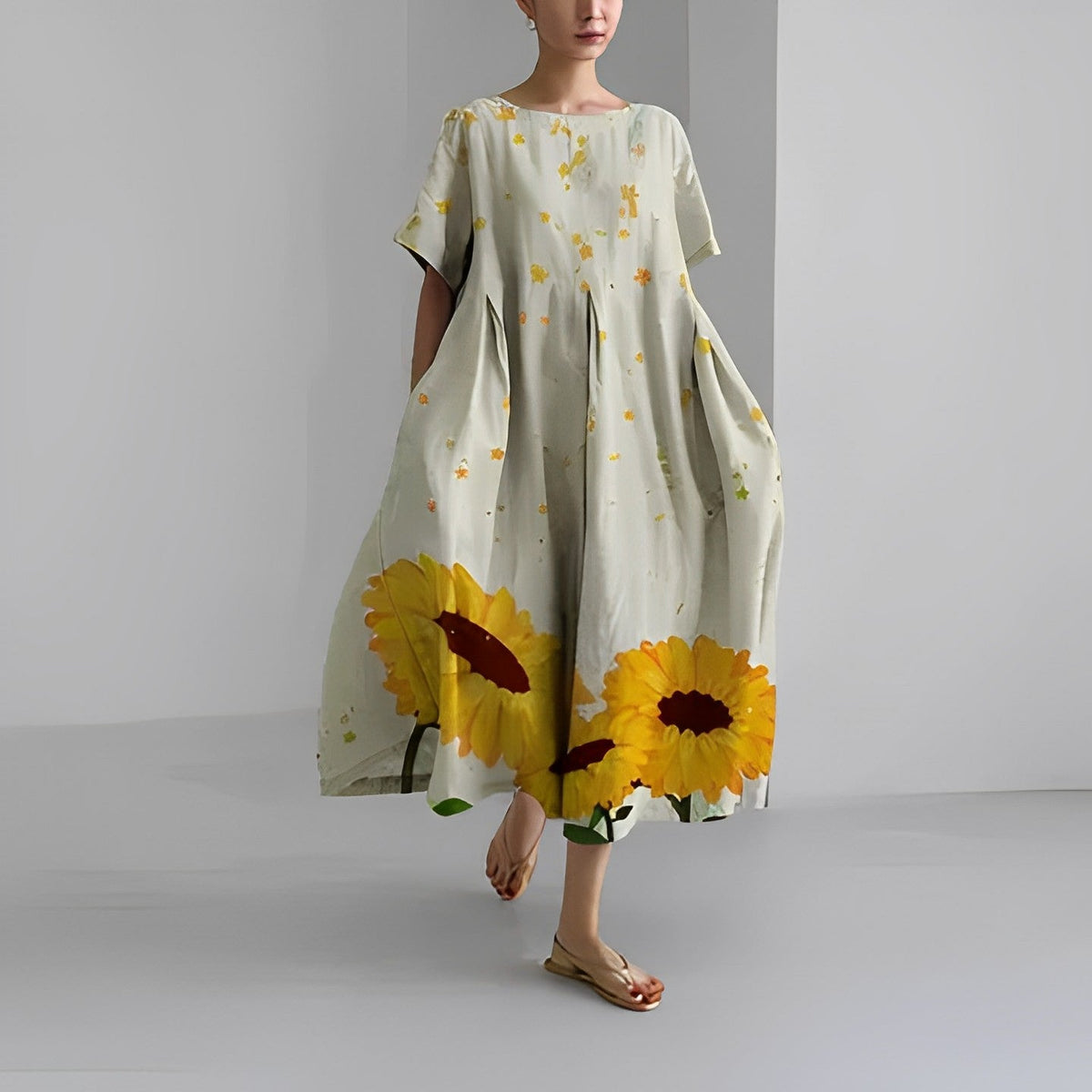 Siyaje | Robe bohème à fleurs