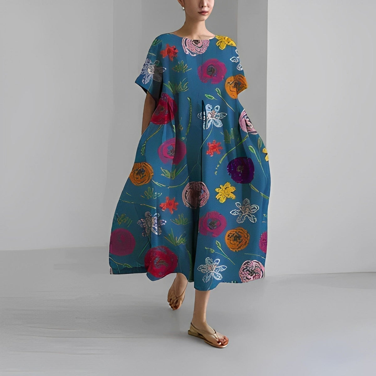 Siyaje | Robe bohème à fleurs
