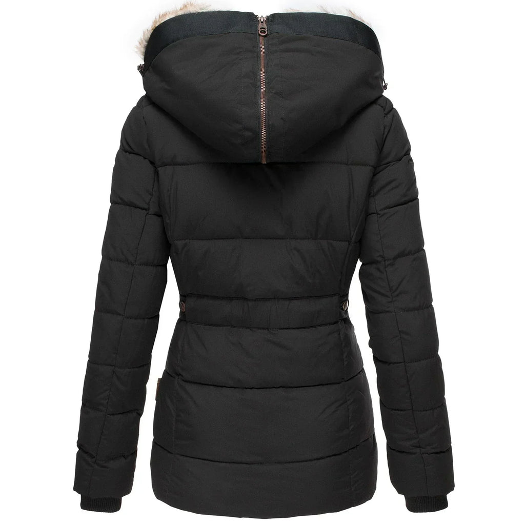 Siyaje | Manteau d'hiver chaud avec doublure en fourrure