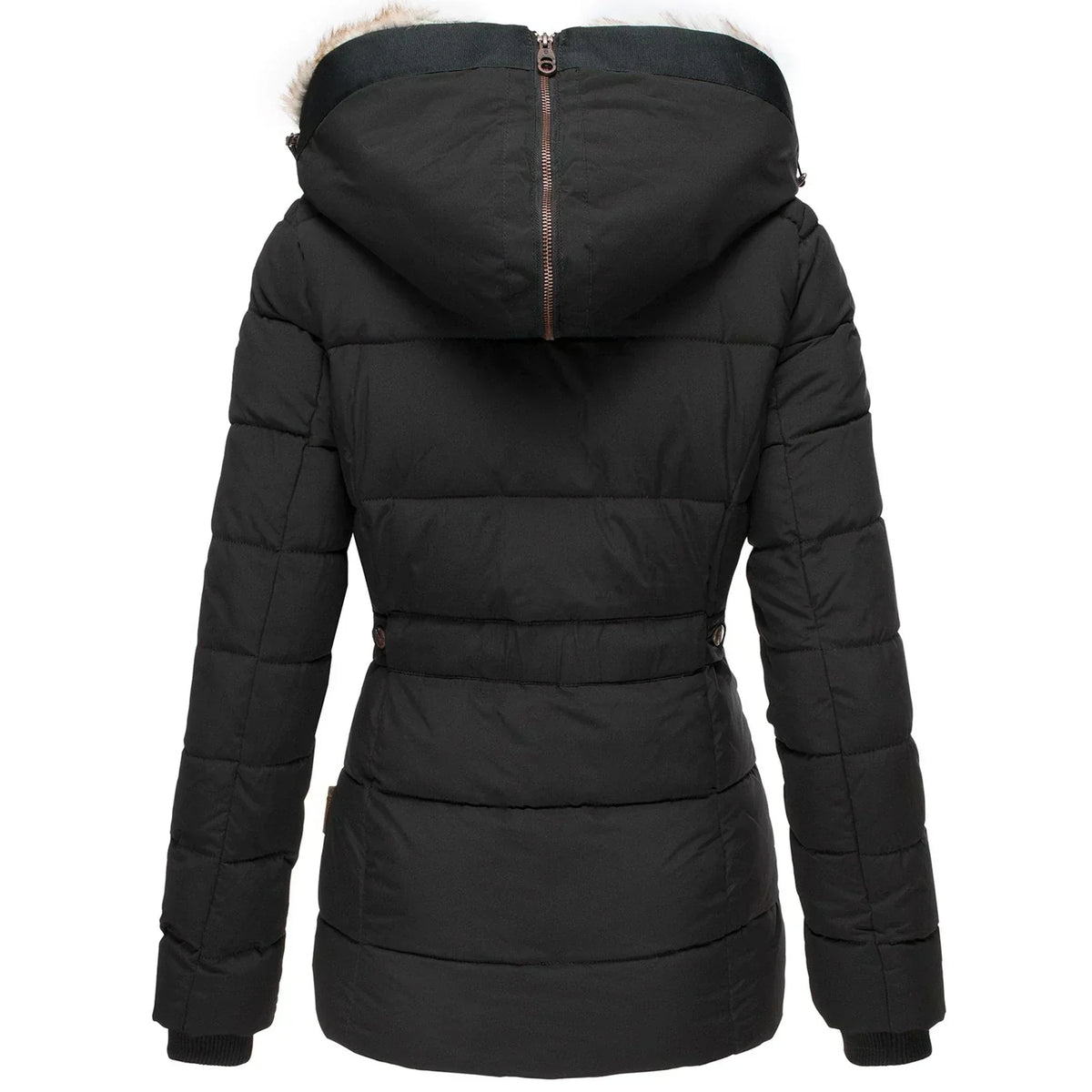 Siyaje | Manteau d'hiver chaud avec doublure en fourrure