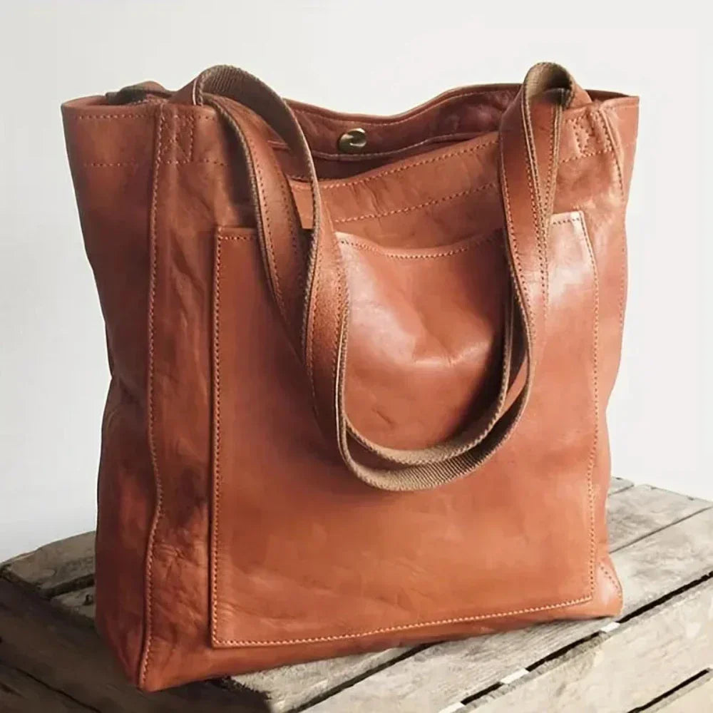 Marlène Élégant sac fourre-tout en cuir