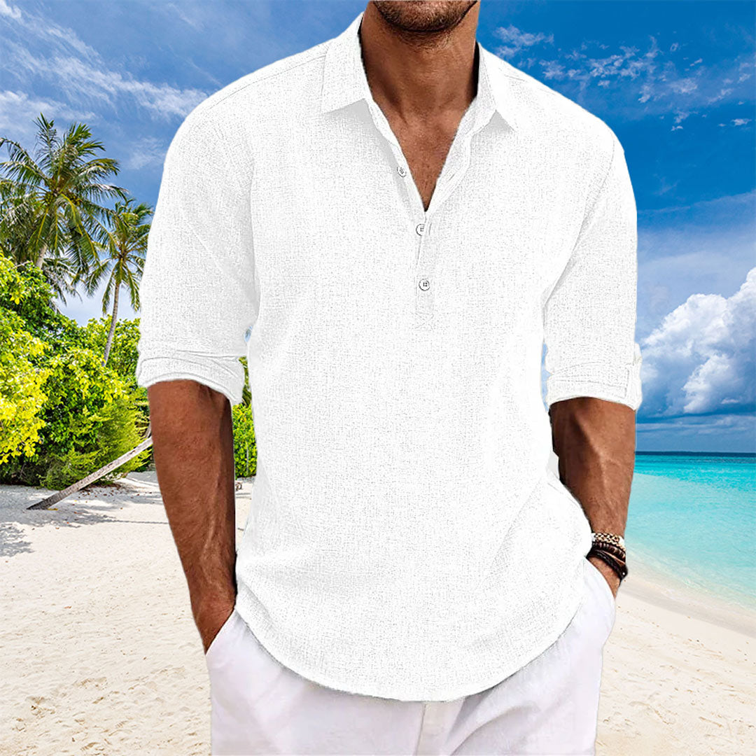 Siyaje | Chemise en lin (1+1 OFFERT)