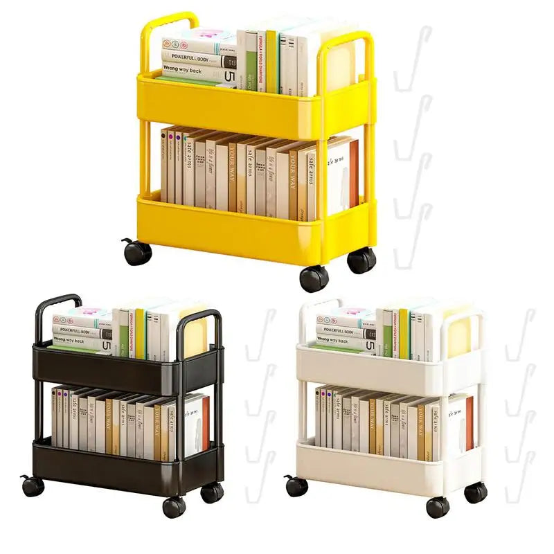 Chariot de Bibliothèque Mobile avec Roues - Rollit