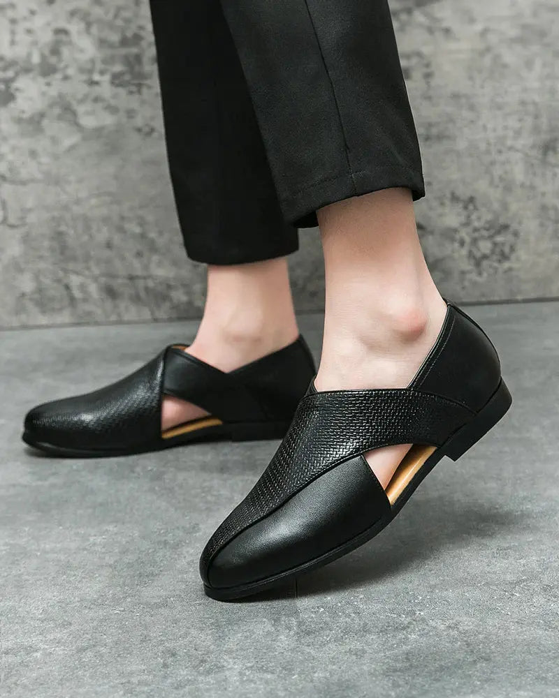 Siyaje | Mocassins en cuir véritable