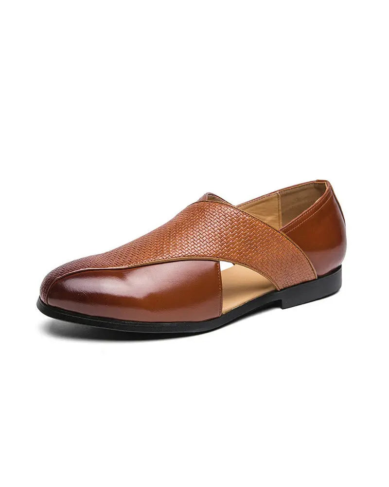Siyaje | Mocassins en cuir véritable