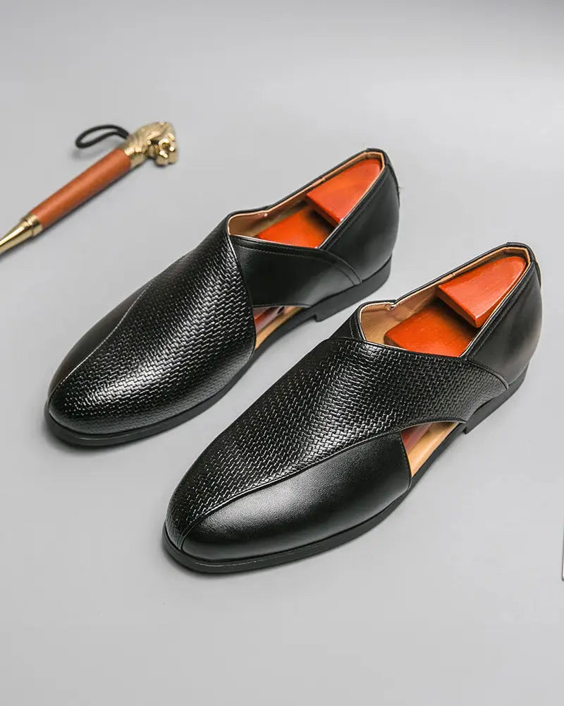 Siyaje | Mocassins en cuir véritable