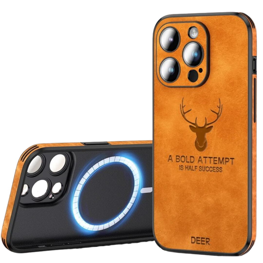 Housse iPhone en cuir de cerf de luxe - Veltro