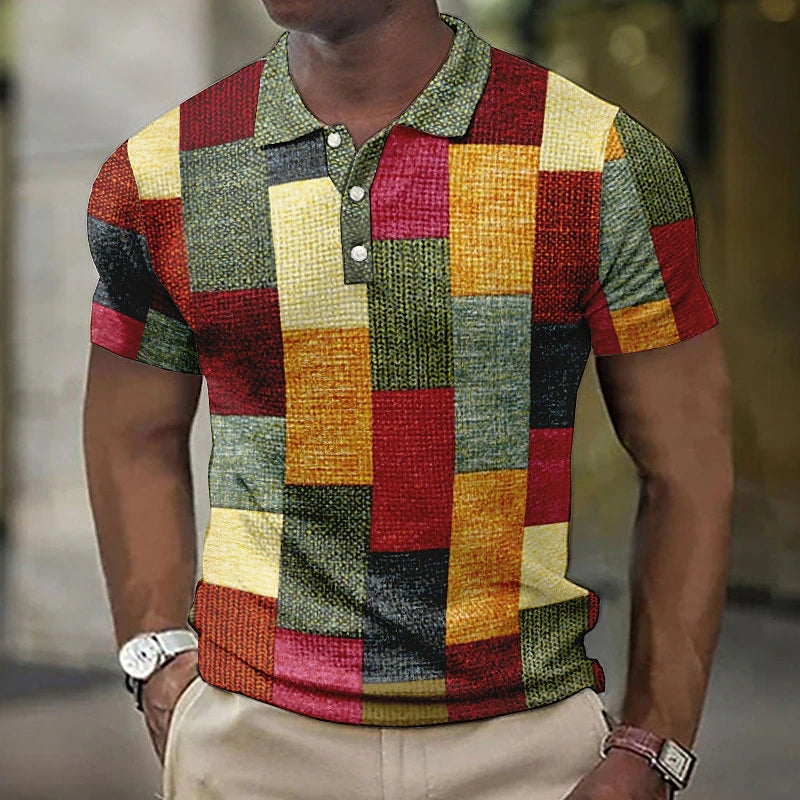 Siyaje | Polo multicolore au style moderne