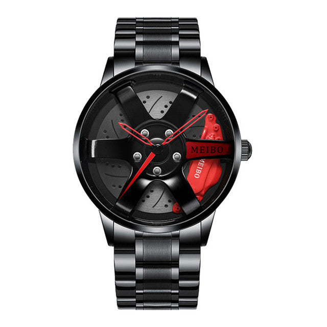 Montre-bracelet pour homme de voiture de course élégante - RaceVision