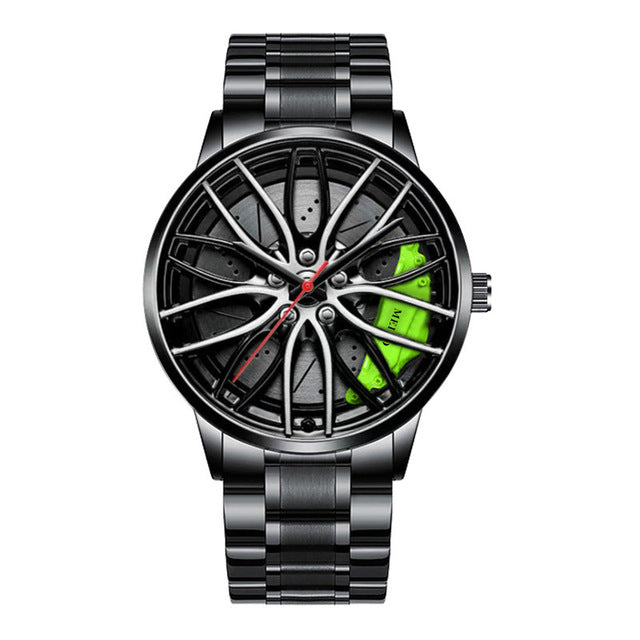 Montre-bracelet pour homme de voiture de course élégante - RaceVision