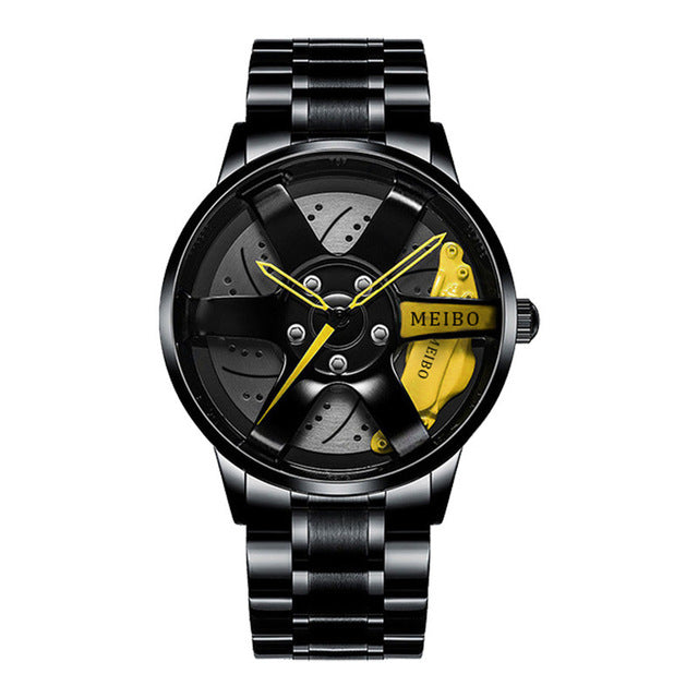 Montre-bracelet pour homme de voiture de course élégante - RaceVision
