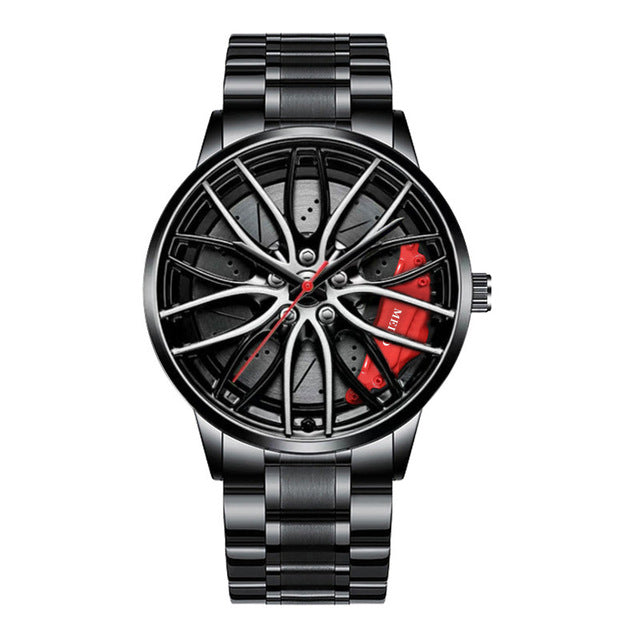 Montre-bracelet pour homme de voiture de course élégante - RaceVision