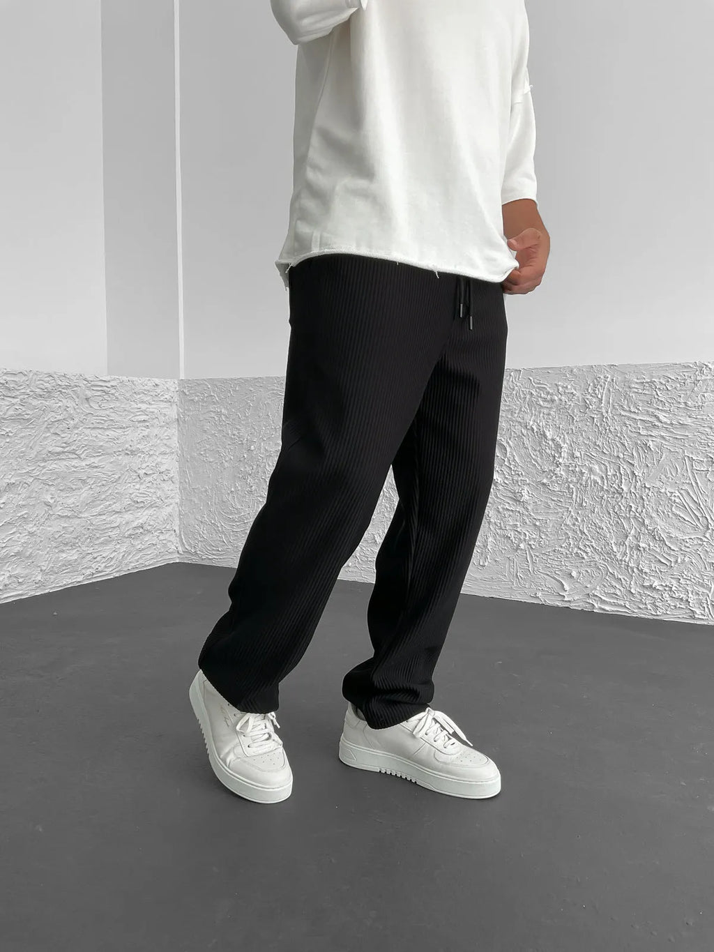 Siyaje | Pantalon côtelé coupe décontractée