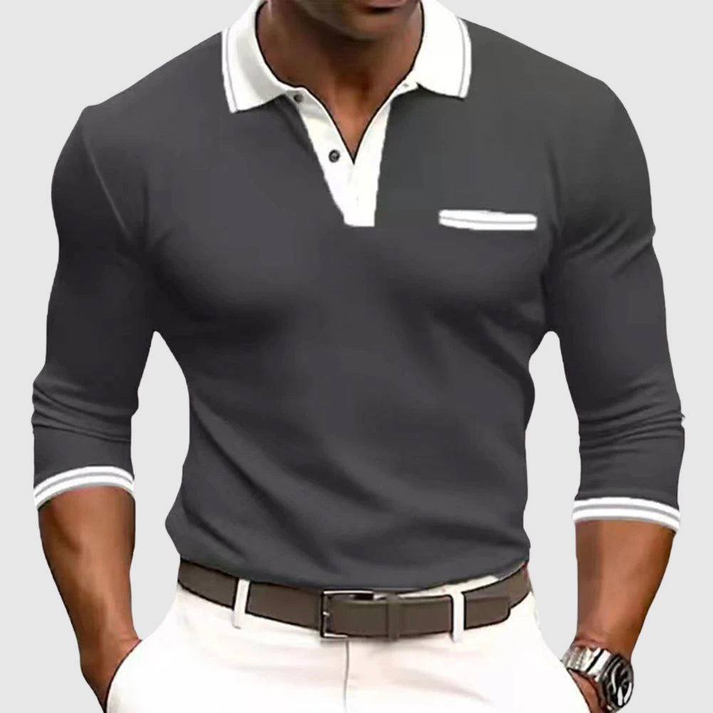 Siyaje | Chemise à détails contrastés élégants