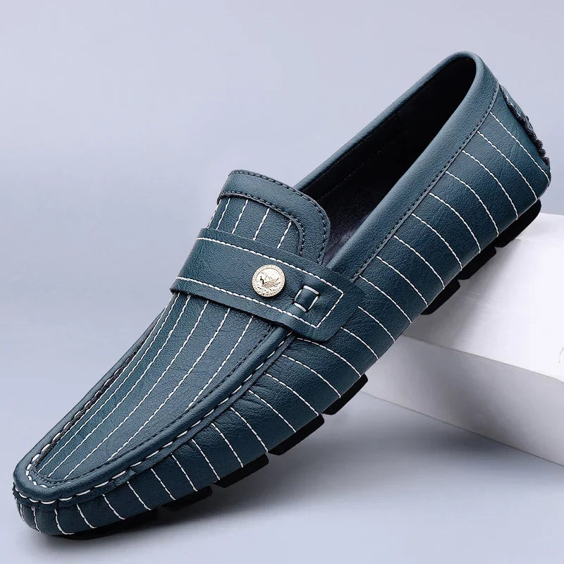 Siyaje | Mocassins Marlon en cuir