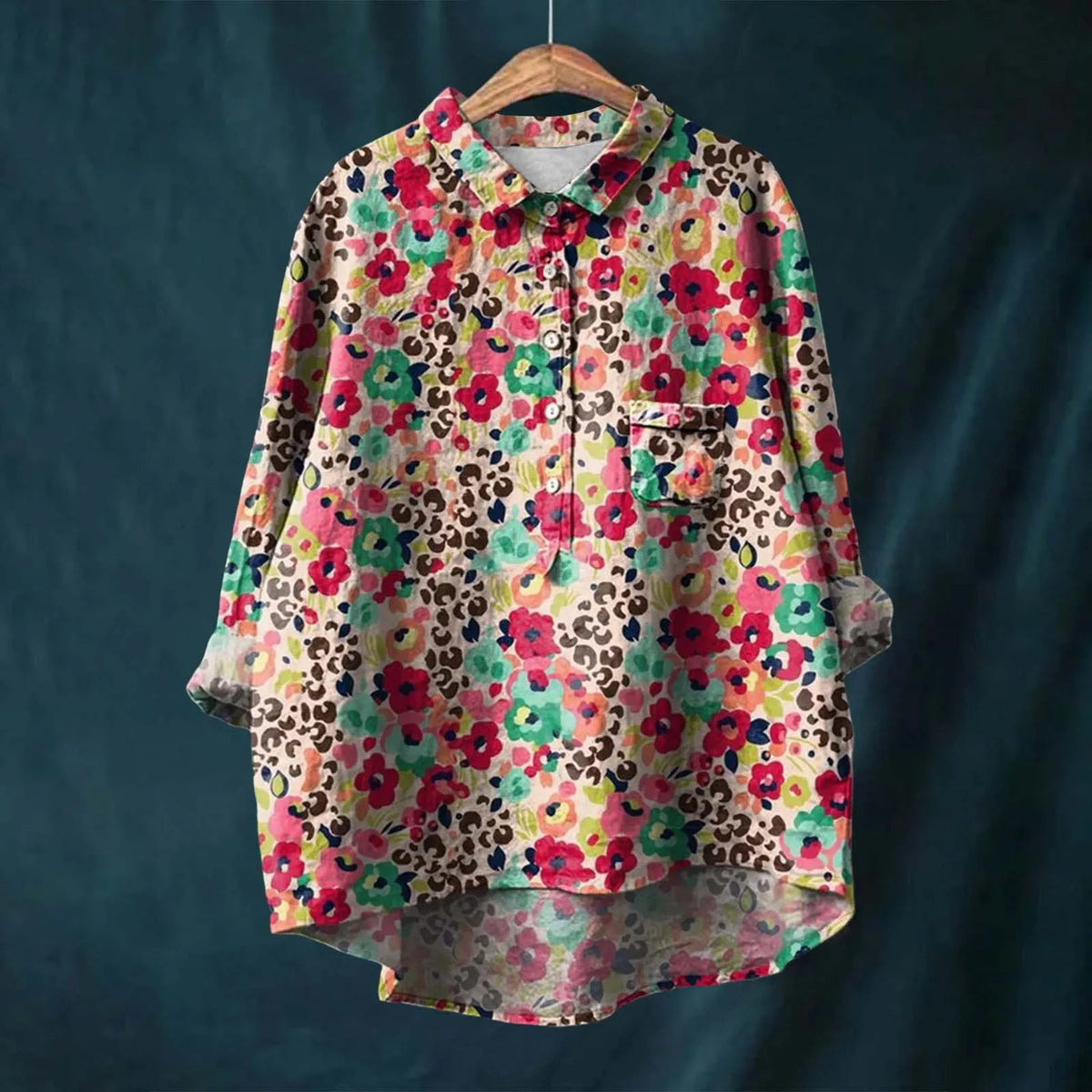 Santina | Chemise florale élégante