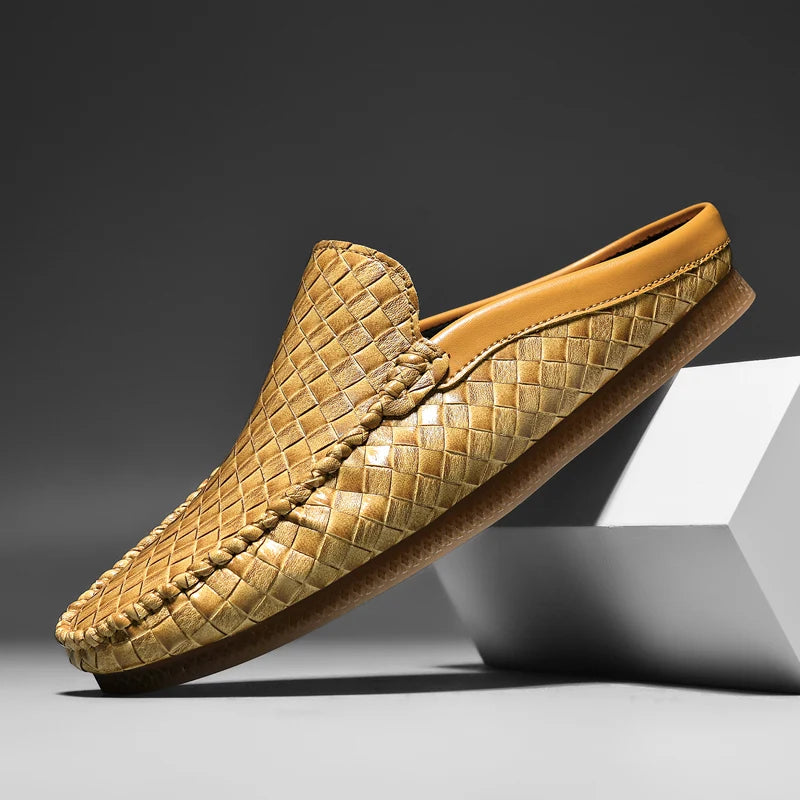Siyaje | Chaussures décontractées en cuir tissé
