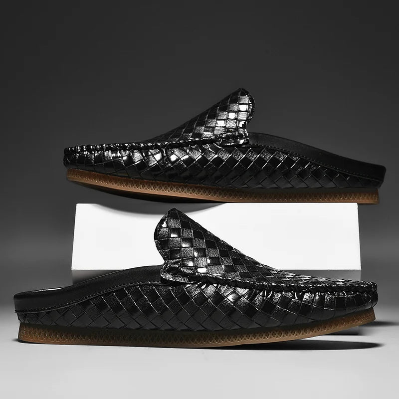 Siyaje | Chaussures décontractées en cuir tissé