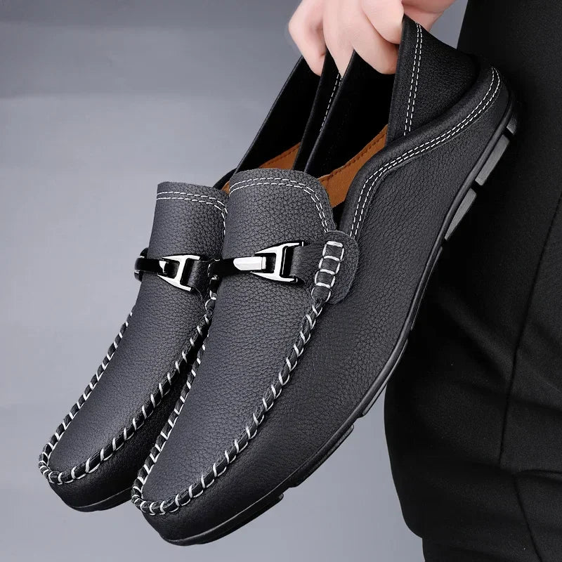 Siyaje | Mocassins Belford en cuir