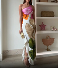 Siyaje | Robe maxi patchwork élégante