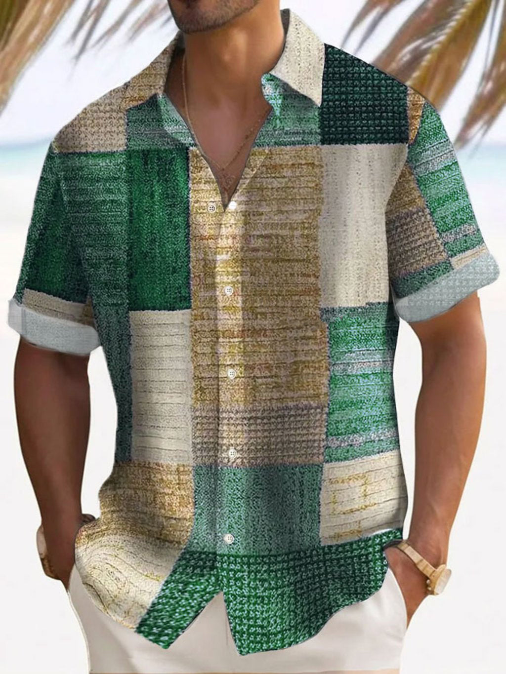 Siyaje | Chemise élégante à manches courtes