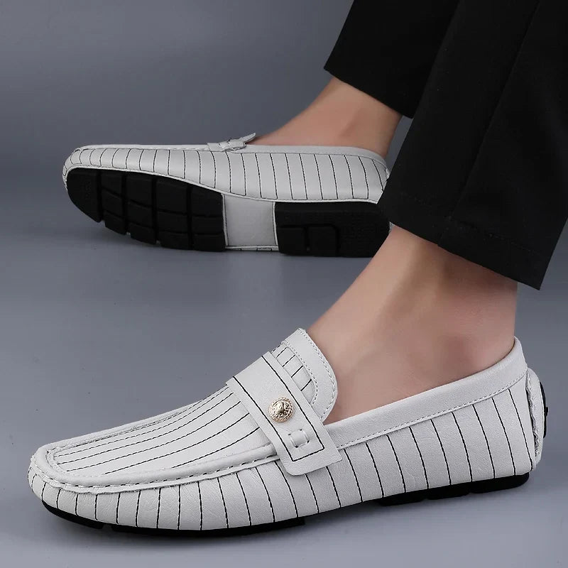 Siyaje | Mocassins Marlon en cuir
