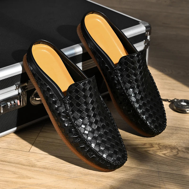 Siyaje | Chaussures décontractées en cuir tissé