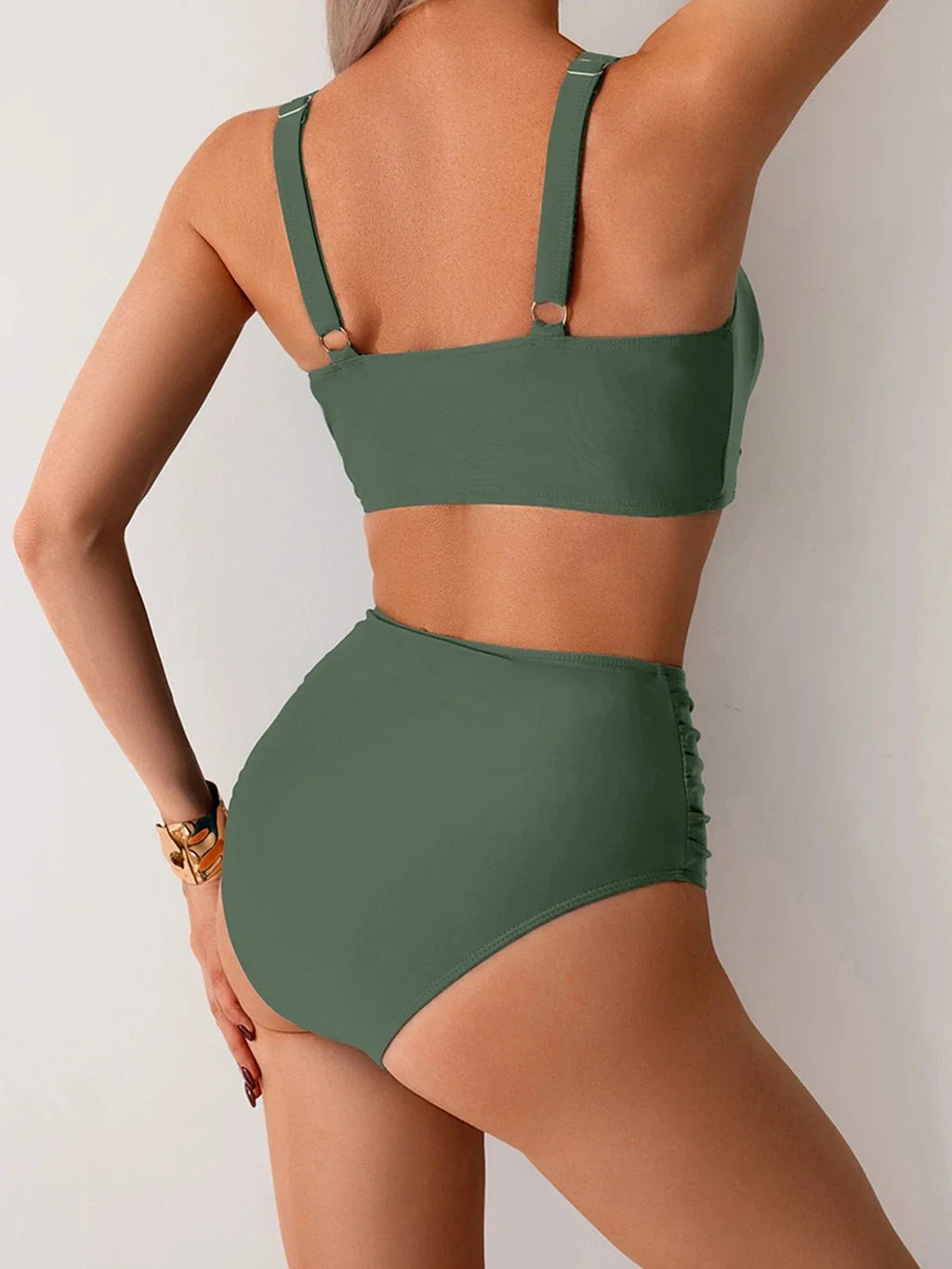 Siyaje | Bikini bandeau à fronces