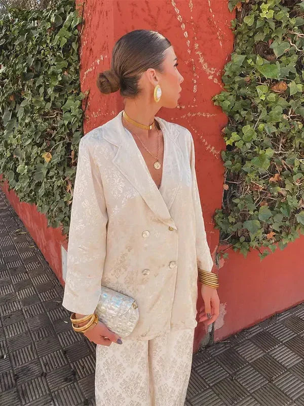 Siyaje | Blazer en Jacquard Élégant