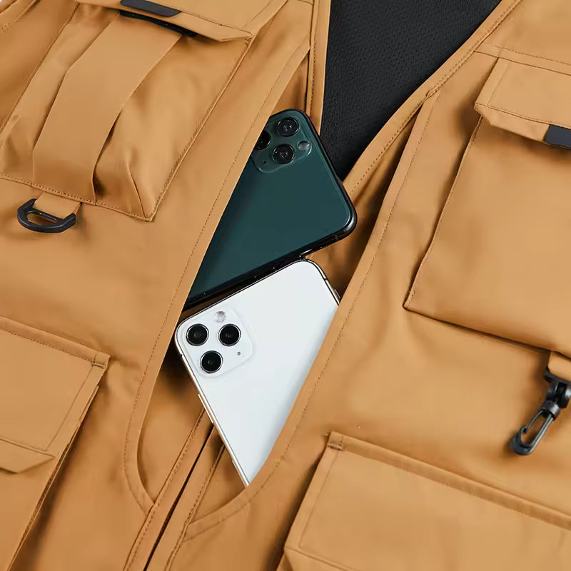 Siyaje | Gilet cargo élégant et décontracté