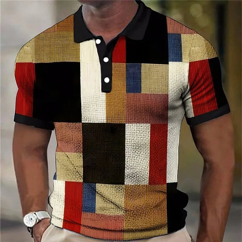 Siyaje | Polo à carreaux multicolore